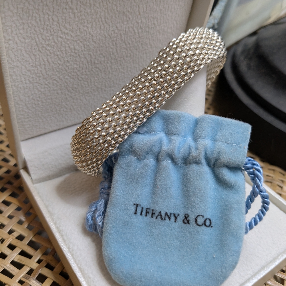Tiffany & Co. Silver Mesh Somerset Bracelet